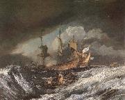 Joseph Mallord William Turner Boat and war oil painting reproduction